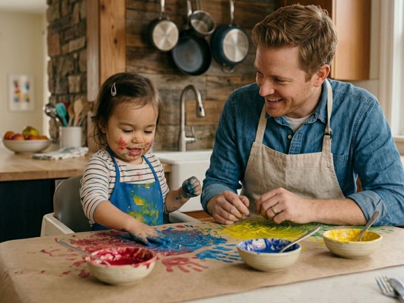 Edible Finger Paint Safe, Simple and Perfect for Babies and Toddlers