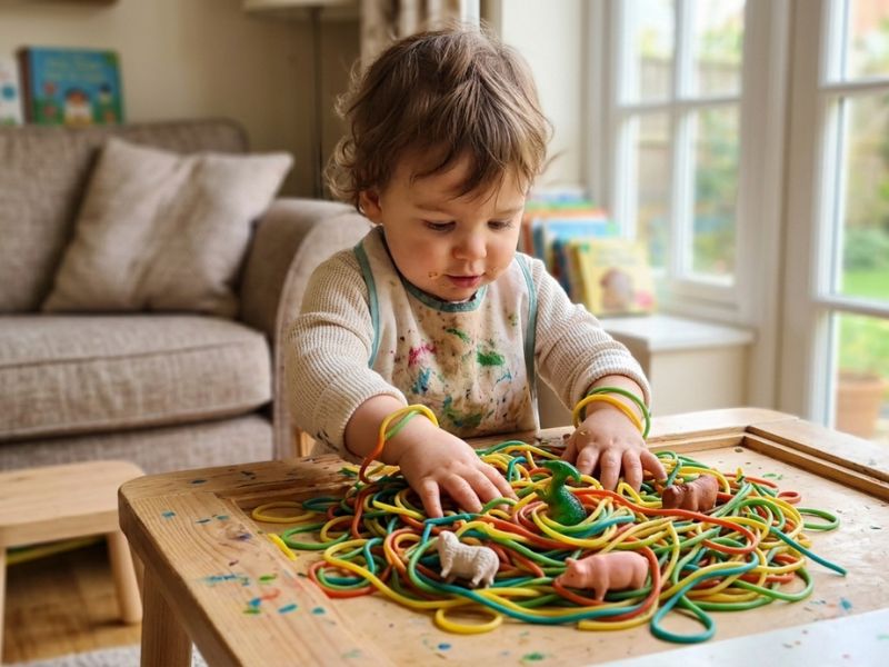 Spaghetti Sensory Play