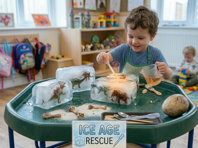 dinosaur tuff tray ideas