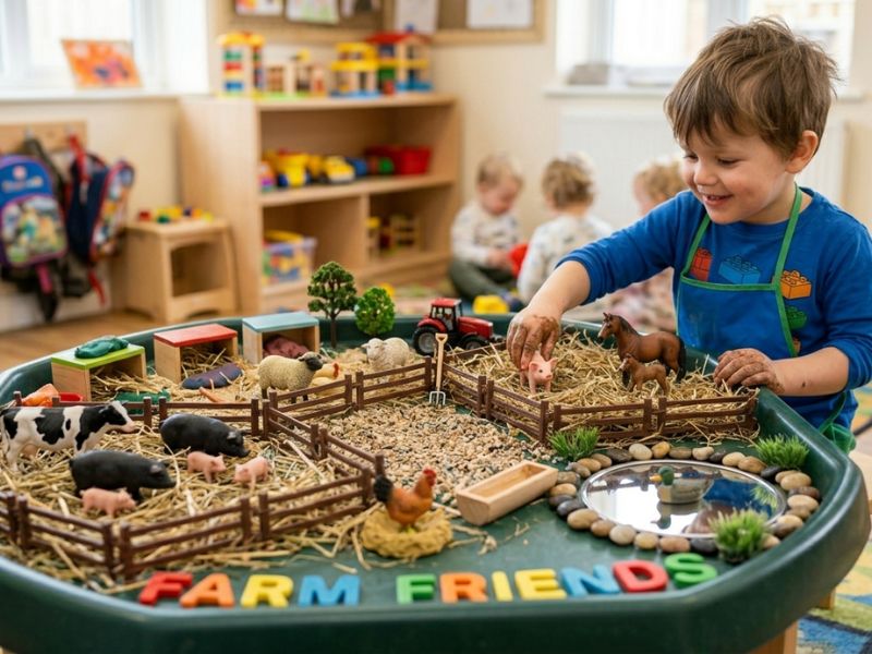 tuff tray ideas for preschool